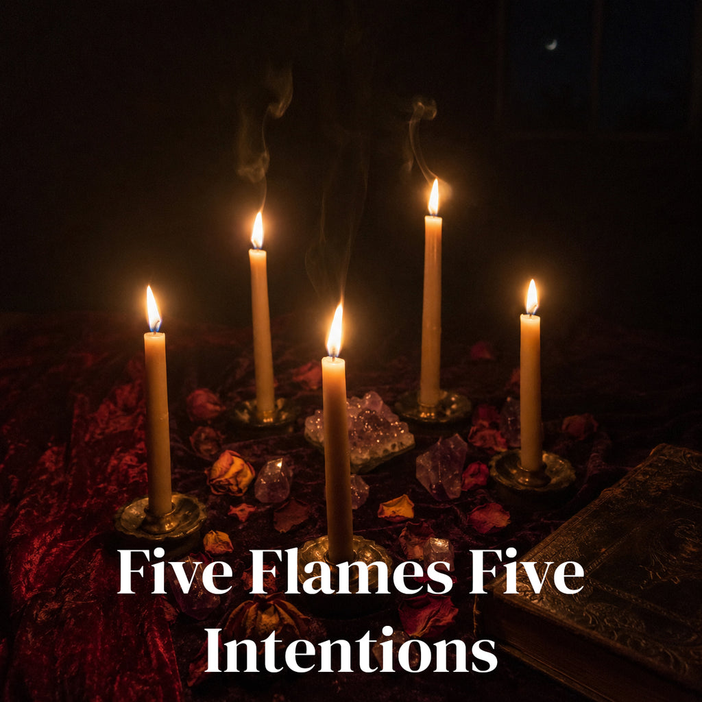 Five Flames Five Intentions — 5 rituals
