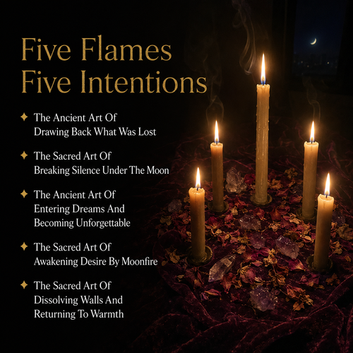 Five Flames Five Intentions — 5 rituals