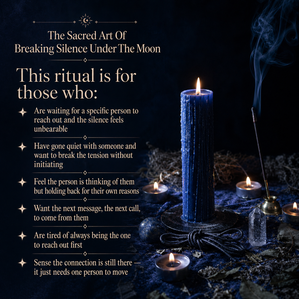 📞 The Sacred Art Of Breaking Silence Under The Moon