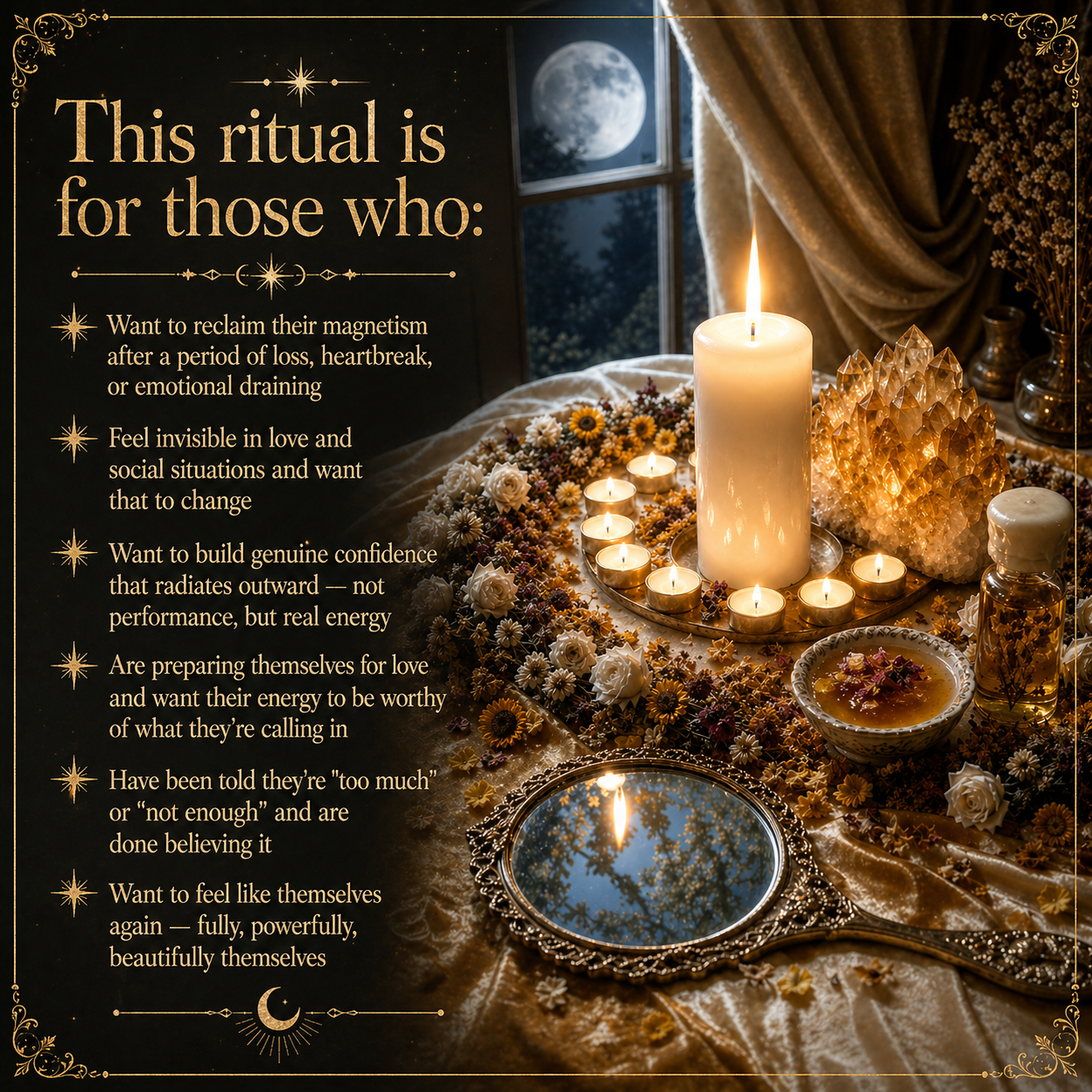 🌸 The Sacred Art Of Reclaiming Your Radiance Under Moonlight