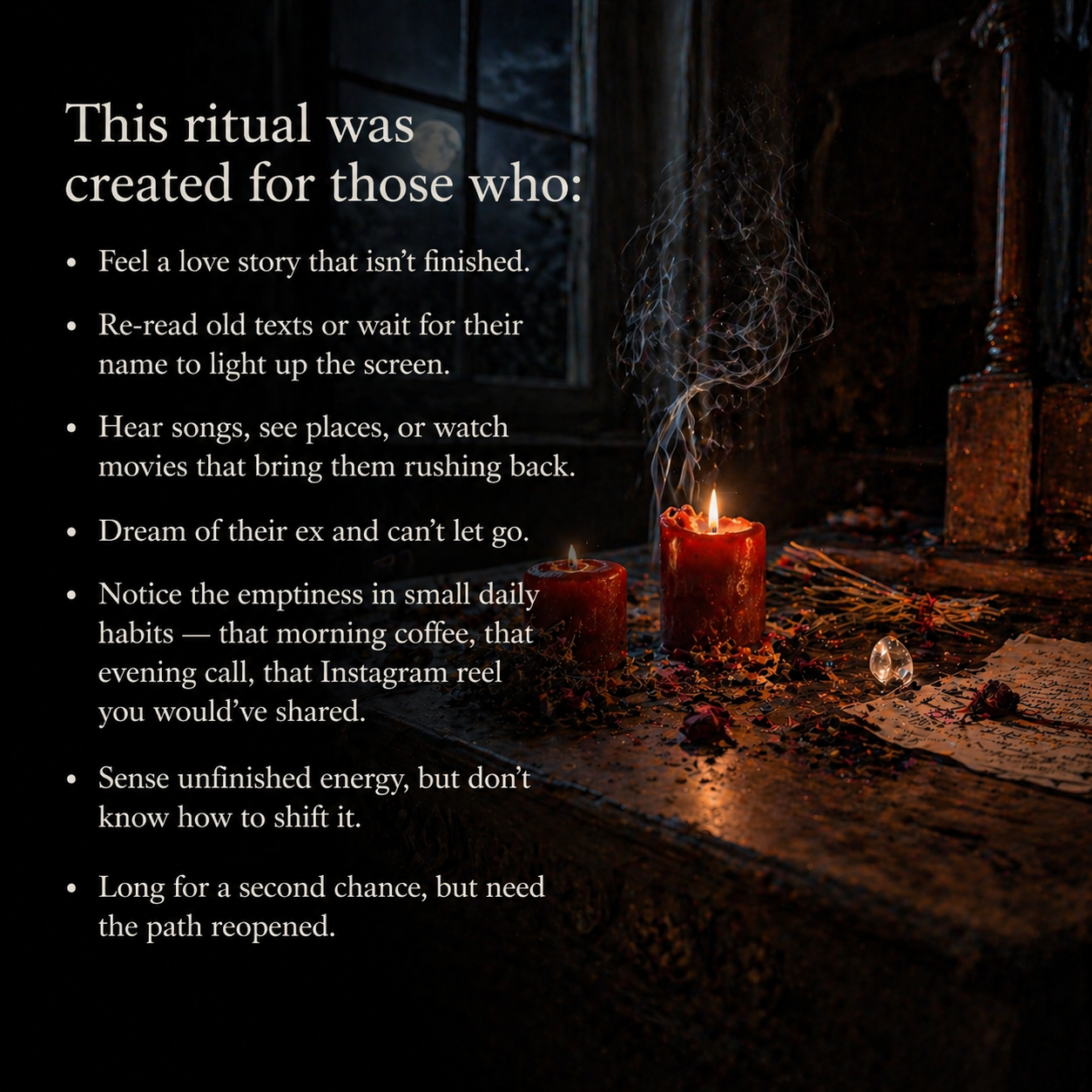 💔 🌘 The Sacred Art Of Reconnection Under Moonlight